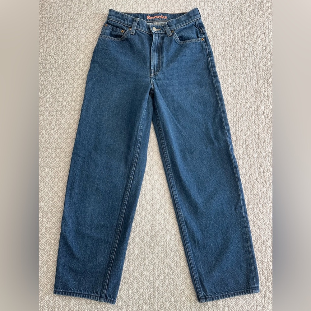 Snacks MOTHER Jeans Double Stack Ankle Cold Brew Tapered High Rise Size 25 - Picture 6 of 16